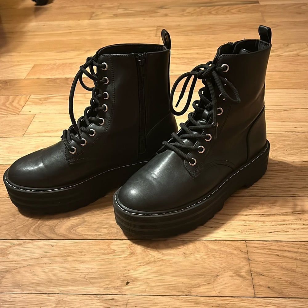 H&M combat boots